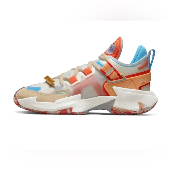 Jordan Why Not .5 Men's Basketball Sneakers Shoes DC3637 158 SAIL/PURPLE Multi - Picture 1 of 6